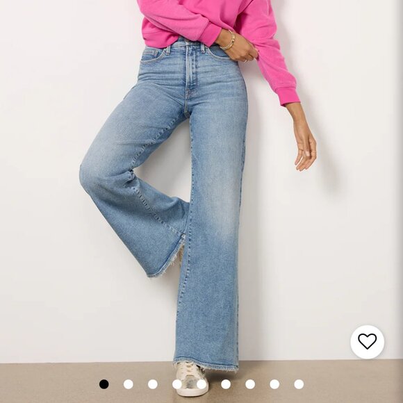 Good America Good Waist Palazzo Jeans - Picture 12 of 13